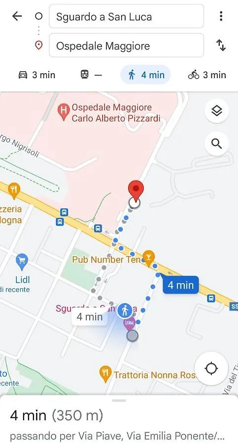Sguardo A San Luca Apartment Bologna