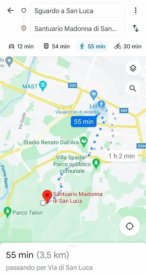 Sguardo A San Luca Apartment ボローニャ 0*,  イタリア